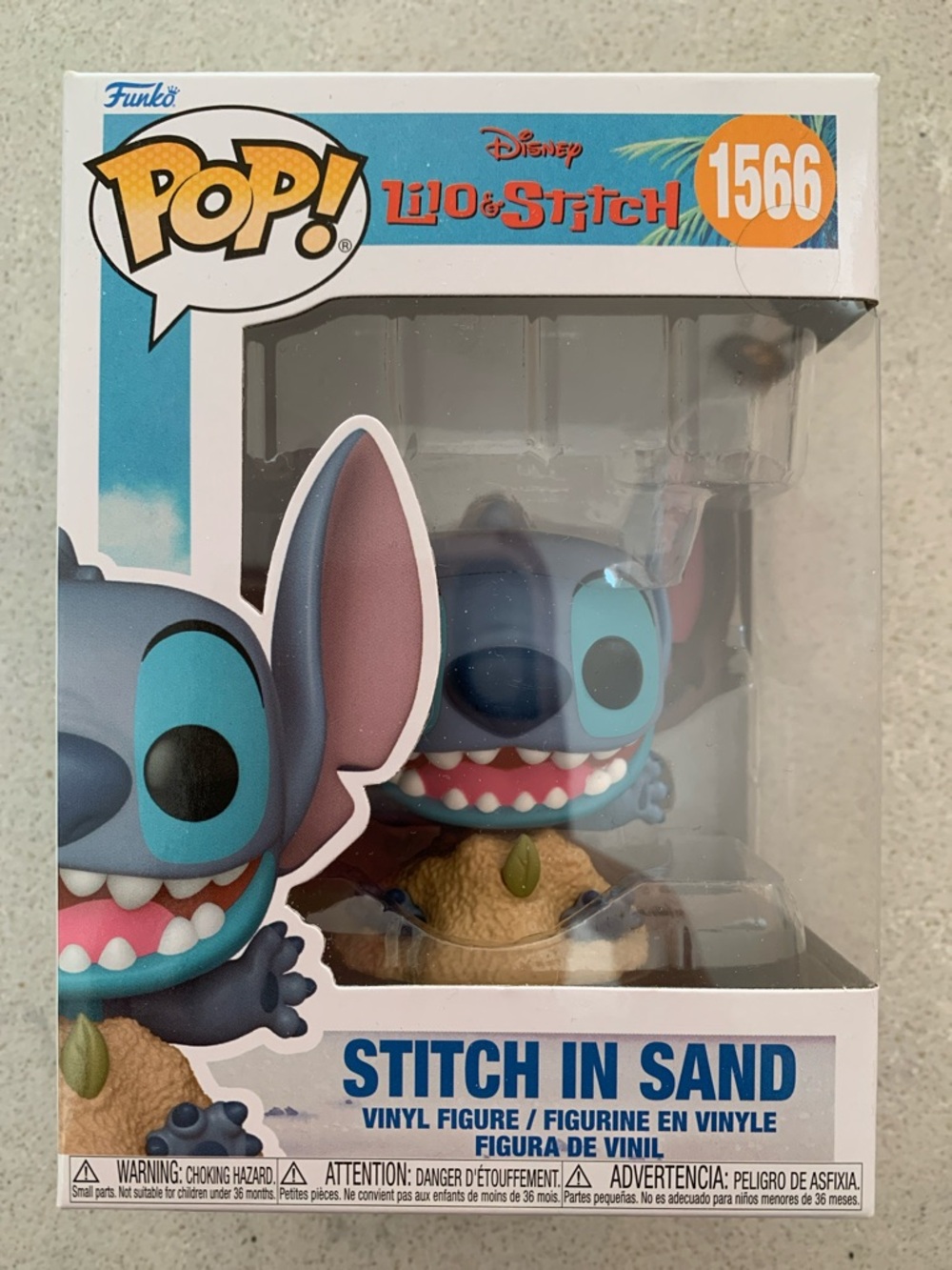 Funko Pop #1566! Disney Lilo & Stitch - Stitch in Sand Vinyl Figure